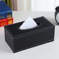 Tissue Box PU Leather Rectangular Design for Standard Tissues