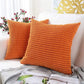 Sofa Cushion Covers for Hotels Plush Fabric with Zipper