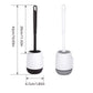Silicone Toilet Brush with Wall-Mounted Holder
