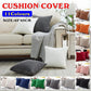 Sofa Cushion Covers for Hotels Plush Fabric with Zipper