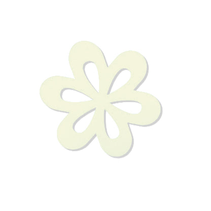 Hotel Placemat Heat Insulation Flower Shape Durable Polyester Fiber
