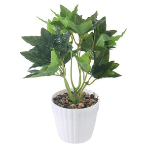 Soft Rubber Artificial Plants with Decorative Pots