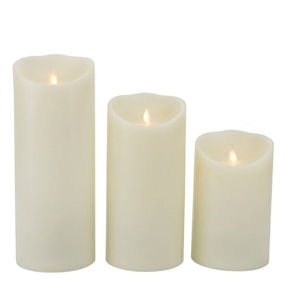 Flameless LED Candles Set of 3