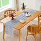 Blue-Gray Table Runner Polyester