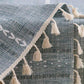 Blue-Gray Table Runner Polyester