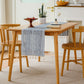 Blue-Gray Table Runner Polyester